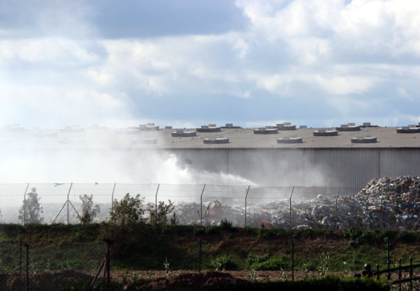 Dąbrówka Wielkopolska. Pożar